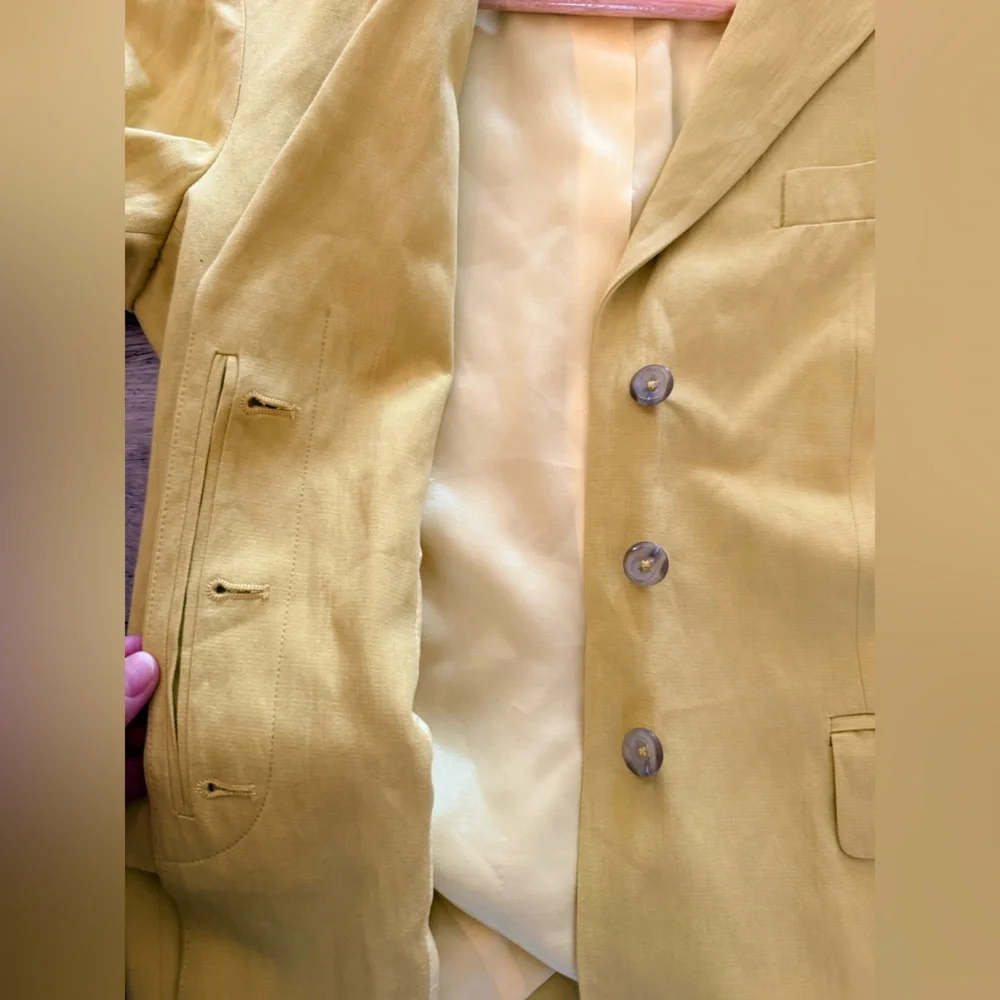 Vince Blazer Lemon Lime Size 4 - Picture 5 of 8